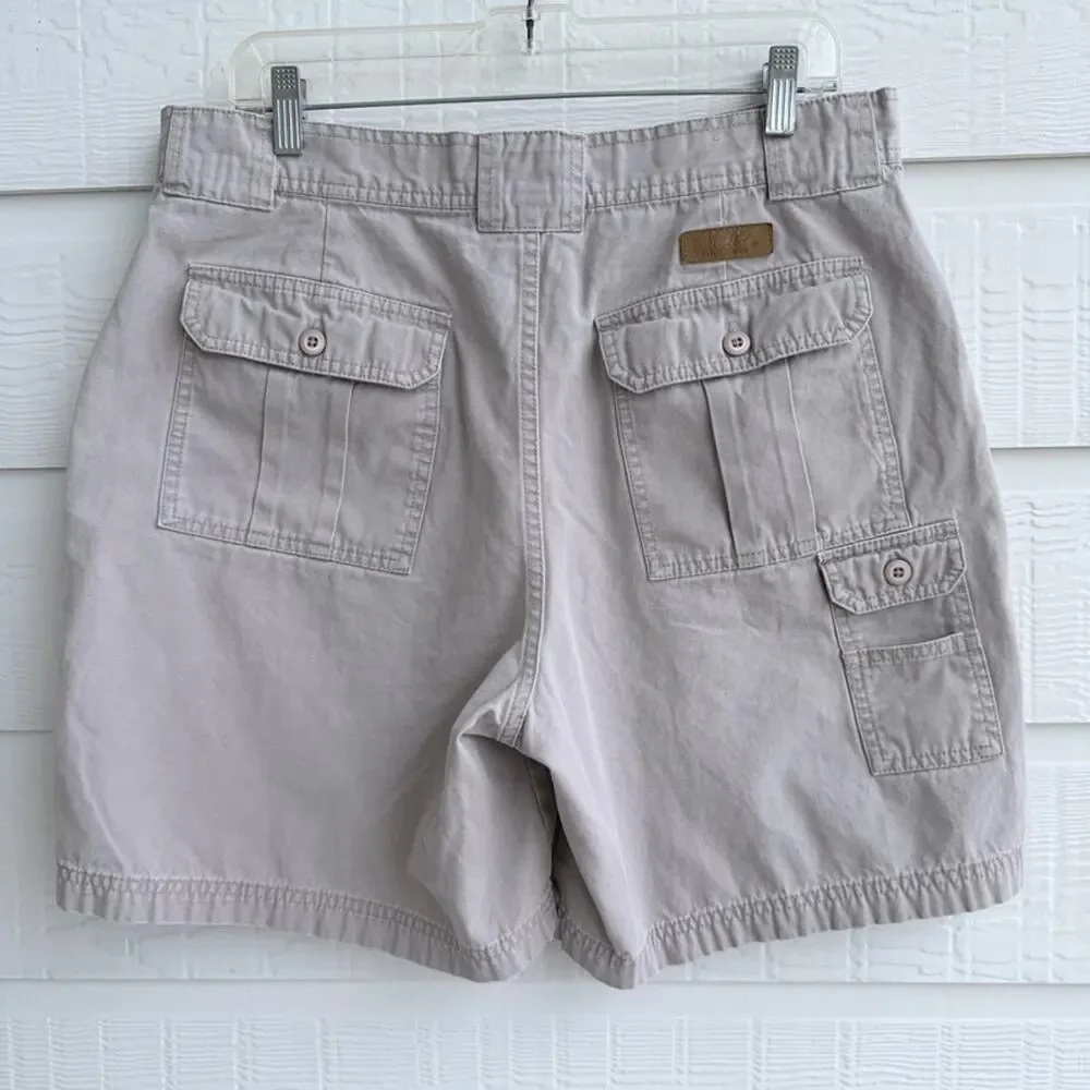 Cabela’s Khaki Cargo Shorts Size 16 Utility Outdoor Style